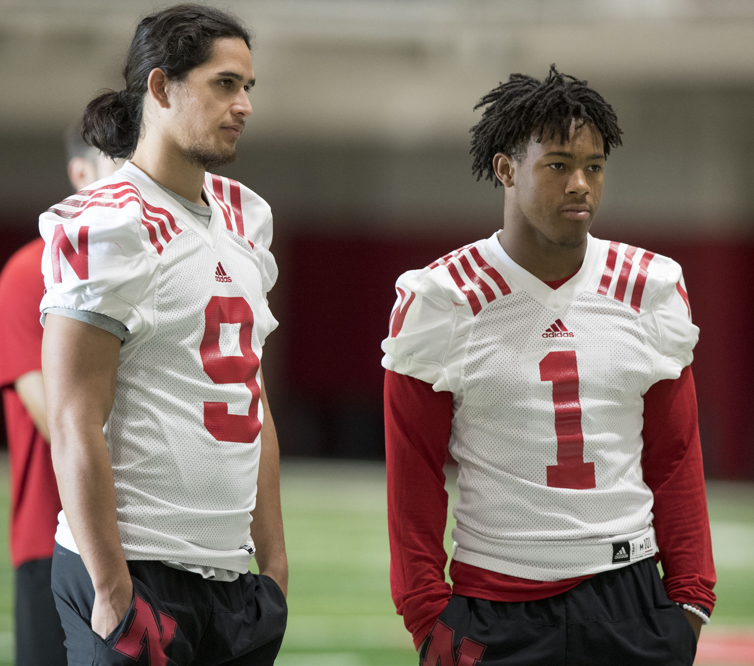 Nebraska football practice, 8/14